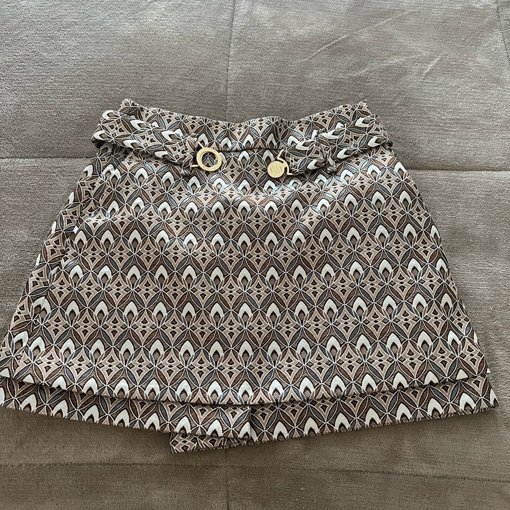 MAJE Skirts & Shorts | Womens Jacquard skort with removeable belt